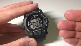 Casio GSHOCK G79001 REVIEW  How To Set Time  LIGHT DISPLAY [upl. by Renate]