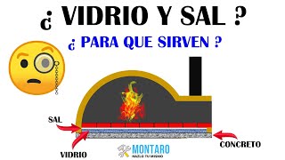 Horno de barro  ¿Vidrio y Sal para que sirven [upl. by Ela6]