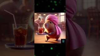 Capybara VS Lady capybara aiart ai petstory cuteanimals funnyshorts aistory [upl. by Marthe]