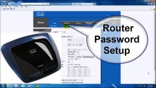 How to Setup a Linksys Wireless Router with a WiFi Password  Its Easy [upl. by Aleiram]