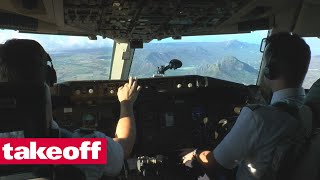 Condor Boeing 767 FrankfurtMauritius CockpitFlug mit Audiokommentar vom Flugkapitän [upl. by Pavia]