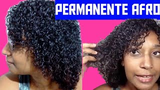 7 Dias Após o Permanente Afro  Resultados😀😊😁 [upl. by Odlawso355]