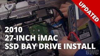 How to Install a 25inch SSD in the SSD Drive Bay of a 27inch iMac Mid 2010 Updated [upl. by Atinehc702]