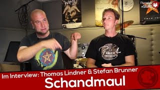 Music nStuff Interview Schandmaul Thomas Lindner amp Stefan Brunner [upl. by Gnni796]