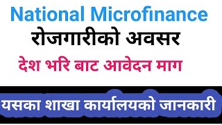 National Microfinance यसका शाखा कार्यालयको जानकारी  support us to subscribe channel [upl. by Florella188]