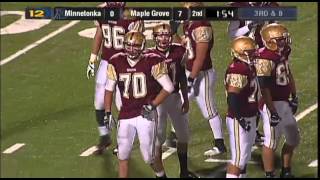 Minnetonka vs Maple Grove Section 6A High School Football [upl. by Nomsed632]