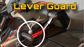 Lever Guard installation for Apache RTR 200 4V 🏍️  Raw Vlogs apache rtr200 bike [upl. by Arakal]