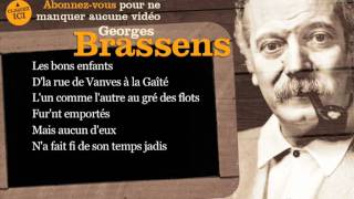 Georges Brassens  Le vieux Léon  Paroles  karaoké [upl. by Yrolg446]