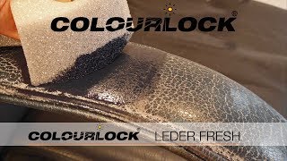 COLOURLOCK Lederpflege  Möbelleder Leder Fresh Anleitung  COLOURLOCK [upl. by Anelam]