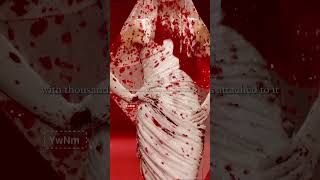 blood on the wedding dress blood shorts fashion trending nightmare scary [upl. by Ellainad237]