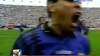 Incredible Argentina action and goal by Diego Maradona vs Greece World Cup 1994 [upl. by Lesley227]