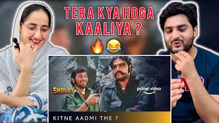 Pakistani React to  Kitne Aadmi The  Most Famous Dialogue From Sholay  Gabbar PAKISTAN REACTION [upl. by Eedrahc]