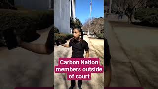 Carbon Nation reacting to people at Trial of Eligio Bishop carbonnation natureboy juju Jax [upl. by Castara]