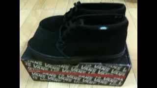 VANS CHUKKA BOOT Black Black バンズ チャッカブーツ ブラック ブラック [upl. by Sucy]