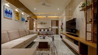 2BHK Modern Interior Garden Flat at Magarpatta Cosmos Designed by Pleasent Interior Designer Pune [upl. by Kapoor]