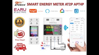 วิธีการใช้งาน Tuya Smart Energy Meter AT2P และ AT4P WIFI [upl. by Lener]