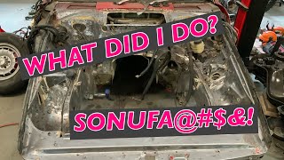 450SL Basic Restoration Part 2 Engine Bay Refurbish Part 1 [upl. by Torhert]