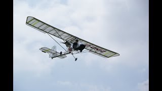 Maiden Flight of the first UK Minifox SSDR microlight [upl. by Nosreme]