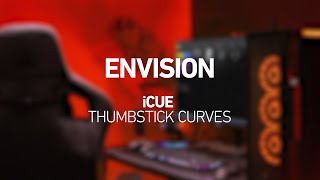 SCUF Envision  How To Adjust Thumbstick Curves in iCUE [upl. by Evreh]