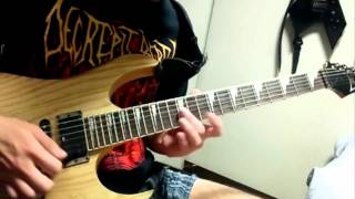 Decrepit Birth  Symbiosis guitar cover [upl. by Paulo]