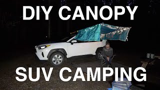 DIY Canopy SUV Camping [upl. by Acireit]