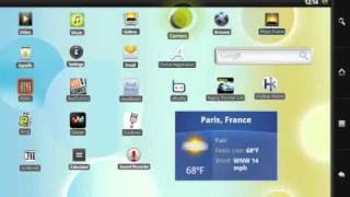 Archos 101 internet tablet démo officielle [upl. by Trever]