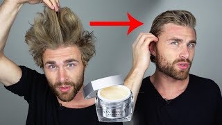 Haarstyling TUTORIAL für Männer mit LUXUSHAARWACHS quotFriedrichquot 💯 [upl. by Ricca]