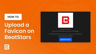 How To Upload A Favicon On BeatStars [upl. by Adnam]