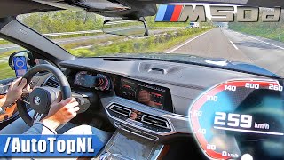 BMW X5 M50d G05 400HP TOP SPEED on AUTOBAHN NO SPEED LIMIT by AutoTopNL [upl. by Nahte]