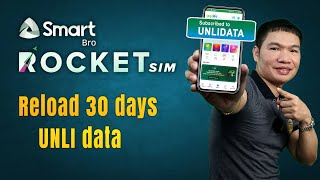 RELOAD SMART ROCKET SIM UNLI DATA 2023｜30 Days Unli Data [upl. by Agnimod]