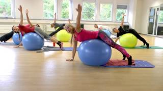 Pilates mit dem Gymnastikball Teil 2 [upl. by Ynove]