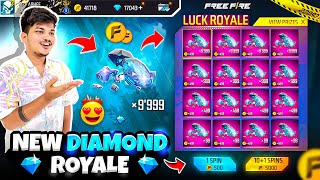 Free Fire New Diamond Luck Royale 😍💎 I Got 9999 Diamonds in 1 Spin Garena Free Fire [upl. by Rooke756]