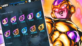 ULTRA GOLDEN FRIEZA RETURNS IS HE STILL BROKEN  Dragon Ball Legends [upl. by Marek]