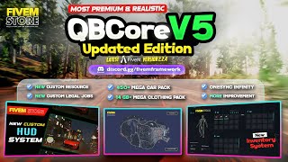 FiveM QBCore V5 UPDATED EDITION SERVER 2O🔥Now OUT amp For Sell  fivem qbcore nopixel [upl. by Tsiuqram670]