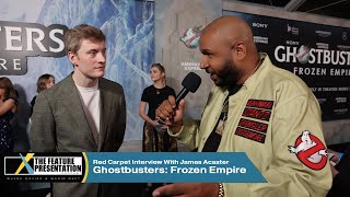 James Acaster At The Red Carpet Premiere Of Ghostbusters Frozen Empire [upl. by Aysan28]