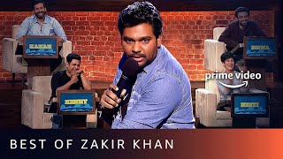 Reasons Why We Love Zakir Khan 🤩  Amazon Prime Video [upl. by Anyek]