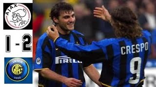 Ajax 1x2 Inter Milan Vieri Crespo x Ibrahimović ●UCL 20022003 Extended Goals amp Highlights HD [upl. by Cyler207]