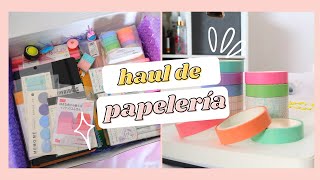 MEGA HAUL de papelería económica  SORTEO INTERNACIONAL ⭐️ [upl. by Aprilette24]