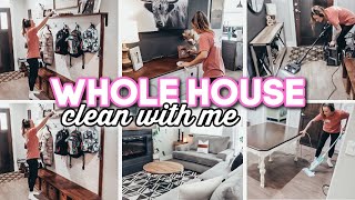 WHOLE HOUSE CLEAN WITH ME  Sunday Reset [upl. by Notsuh183]