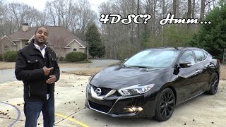 2017 Nissan Maxima SR Midnight Edition Review  4DSC Hmm [upl. by Orazio]