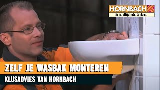 Wasbak monteren met HORNBACH [upl. by Tenney149]