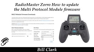 RadioMaster Zorro How to update the Multi Protocol Module firmware [upl. by Giselbert]