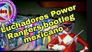 Luchadores Power Rangers bootleg mexicano [upl. by Utica]