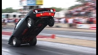 NON STOP Drag Racing WHEELSTANDS  From Carnage Fest Vol2 DVD [upl. by Nyrb]