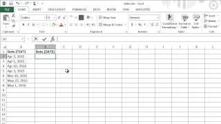 Microsoft Excel  DATEVALUE Function [upl. by Delaryd]