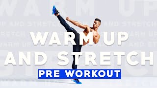 QUICK PRE WORKOUT WARM UP amp STRETCH  PMA FITNESS [upl. by Ociram454]