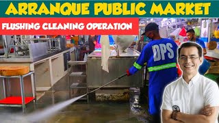 MANILA  ARRANQUE PUBLIC MARKET FLUSHING CLEANING OPERATION  DPS QRT ESTERO RANGERS [upl. by Dorene]