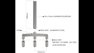 Anode Hanger Friction Welding Machine DBS400 [upl. by Intruoc]