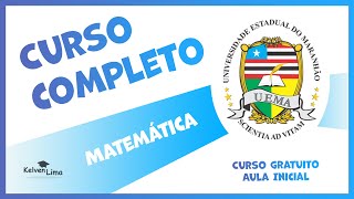 Curso gratuito de Matemática para Uema 🟨 Aula inicial  Análise Uema [upl. by Mcgregor734]