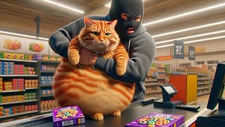 Cat Saves the Day at the Supermarket😻 [upl. by Idel]